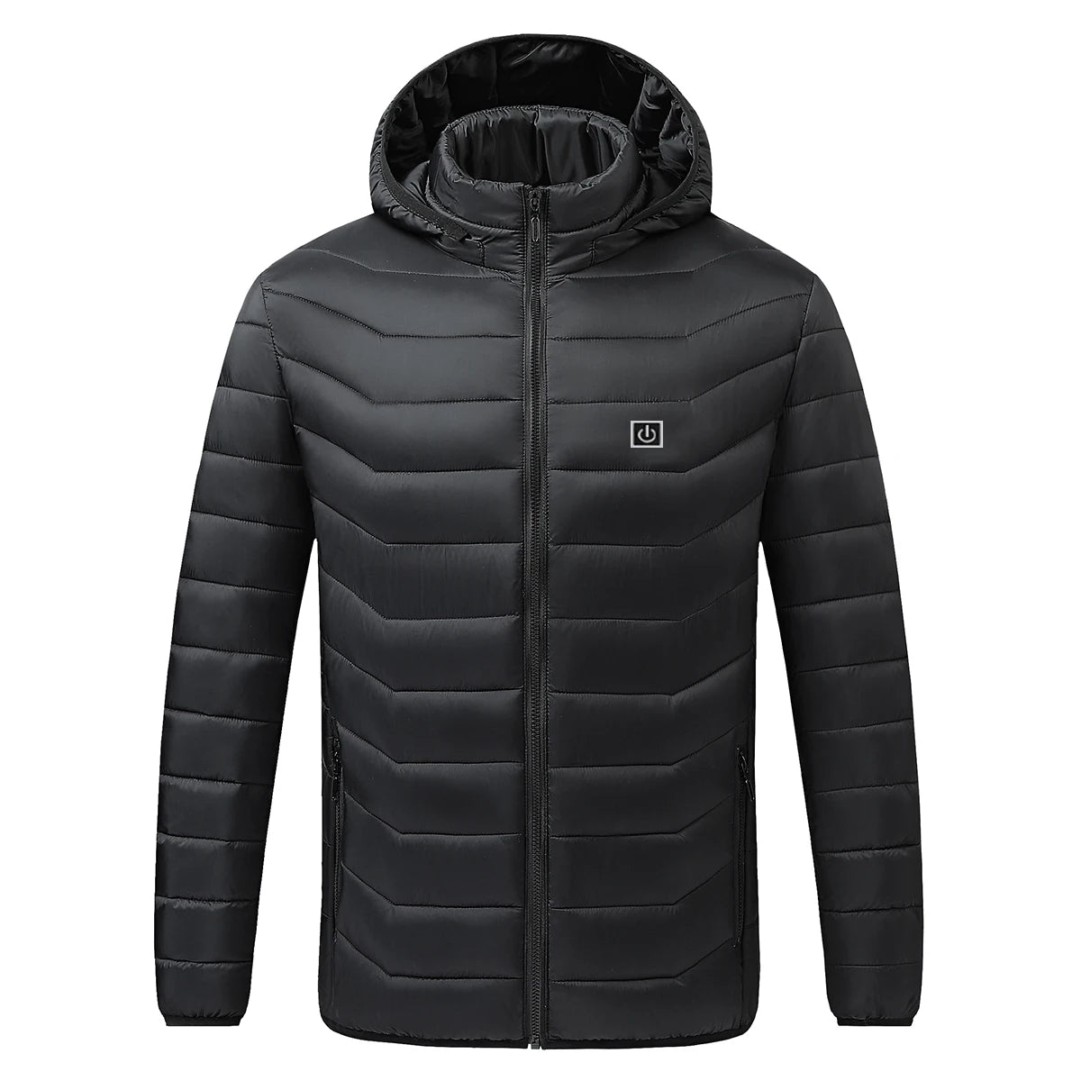 Heated Jacket, Men's and Women's Winter Warm Jacket, Smart USB Electric Heated Jacket with 9 Carbon Fiber Heating Pads